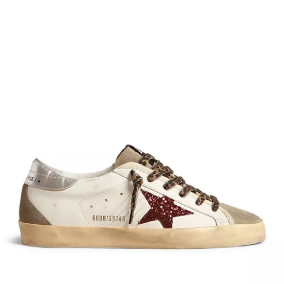 Golden Goose | Women's Superstar Glitter Star Low Top Sneakers Size: 39 - Picture 1 of 9